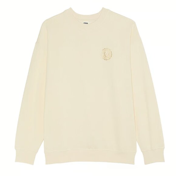 PINK Victoria's Secret Sparkly Ivy Fleece Oversized Sweatshirt - XLarge - NWT - Picture 4 of 5